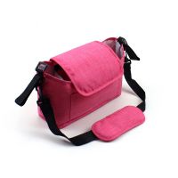 、‘】【= Stroller Organizer Bag With Shoulder Straps Stroller Bottle Holder Hook Handlebar Baby Toys Diapers Changing Pad Storage Pocket