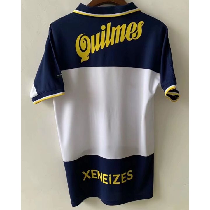 เสื้อกีฬาแขนสั้น-ลายทีมชาติฟุตบอล-boca-youth-away-jersey-2000-s-xxl-ชุดเหย้า-aaa-แบบแห้งเร็ว