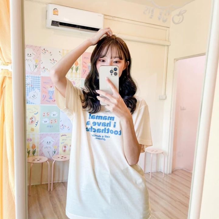 พร้อมส่ง-เสื้อโอเวอร์ไซส์-oversize-cotton-tc-เกรดพรีเมี่ยม-เสื้อยืด-ใส่สบาย-ใส่ได้ทั้งชายและหญิง