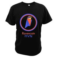 ใหม่ Ravencoin Crypto RVN Token เสื้อยืดเดิมพันรางวัลแขนสั้นลำลองผ้าฝ้ายผู้ชายเสื้อยืดแฟชั่นชั้นนำ
