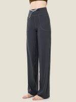 Throwbackstil yoga straight leg since show thin waist and buttock movement wide-legged pants fitness leisure dance