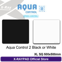 X-Raypad Aqua Control II 2แผ่นเมาส์สำหรับเล่นเกมส์ XL ขนาดสี่เหลี่ยม-500x500x 4มม. แผ่นความเร็ว