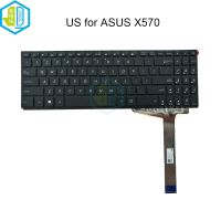 US English notebook pc backlight keyboard for ASUS vivobook X570 K570 YX570 FX570 DD ZD UD X570UD X570ZD X570DD YX570ZD 5602US00 Basic Keyboards