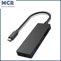 MCR 5-In-1 Usb ฮับ C ประเภท-C ถึง Hdmi-เข้ากันได้4K ตัวแปลงแบบหลายพอร์ต Usb2.0/3.0เข้ากันได้กับเครื่องอ่านการ์ด Forhdmi