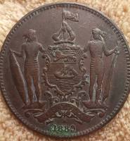 เหรียญสะสม BRITISH NORTH BORNEO 1 CENT 1889