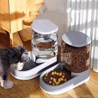 Dog Drinker Automatic Feeder Automatic Cat Drinker Dog Water Bottle Food Drinker Pet Feeding Bowl For Dogs And Cats Accessories