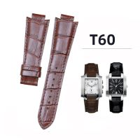 24x14mm Leather Watchband 1853 for Tissot T60 Strap Belt L875 / 975K Womens Bracelet Convex End Strap Mens wristband Strap