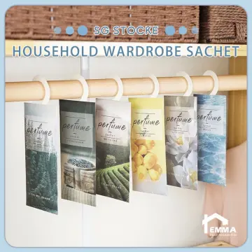 10-Pieces: Scented Sachets for Drawers and Closet Air Freshener Sachets with Home Hanger