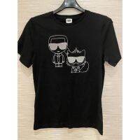 Karl Lagerfeld graphic cotton O-neck T-shirt for men