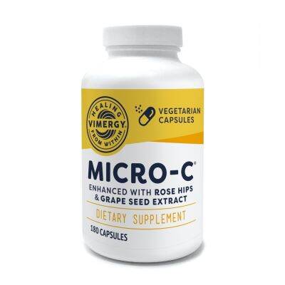 Vimergy Micro-C 500mg (180 Capsules) | Supports Healthy Immune System, Cardiovascular System &amp; Skin Health