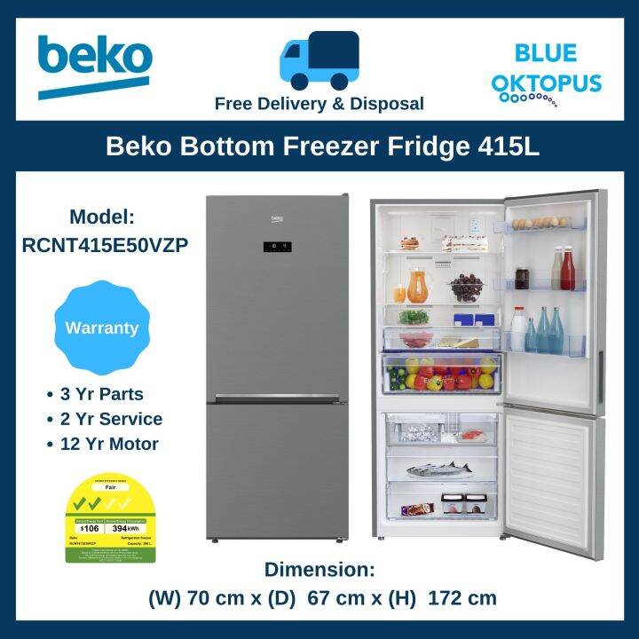 beko bottom freezer refrigerator