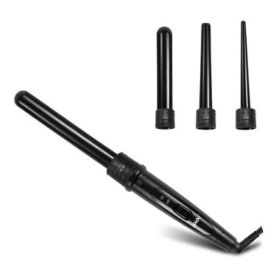 【CC】 3 In1 Hair Curlers Styling Curling Iron Wand Interchangeable Parts Clip Curler Set Styles
