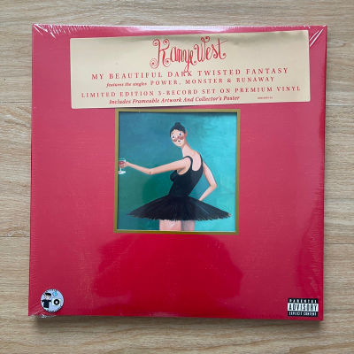 แผ่นเสียง Kanye West - My Beautiful Dark Twisted Fantasy,  3 x Vinyl, LP, Album, Reissue, Stereo ,มือหนึ่ง ซีล
