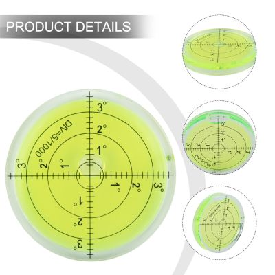1pc Precision Spirit Bubble Level Degree Mark Surface Round Circular Measuring Kit Environmental Bulls Eye Horizontal Leveler