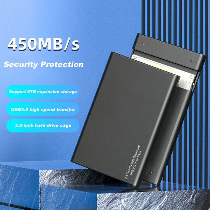 2.5 Inch SATA SSD HDD Enclosure USB3.0 Mobile Hard Drive Cases Portable