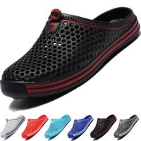 2022 Slip-on Flats Sandals Slippers Men Half Shoe Breathable Beach Flip Flops Shoes Size 45 Zapatos