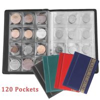 ℗◊◊ 120 Pockets Coins Album Collection Book Commemorative Penny Coin Storage Album Book Collecting Coin Holders for Collector Gifts
