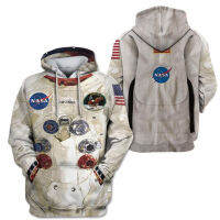 3D Print Armstrong Spacesuit Hoodies MenWomen Casual Astronaut Spacesuit Sweatshirts Streetwear Clothes Oversized Coats