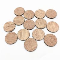 50pcs 25mm Blank Unfinished Brown Wood Circles Round Chips Disks Embellishments DIY Crafts Traps  Drains