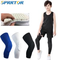 ✺✖✑ 1Pcs Kids/Youth Sports Honeycomb Compression Knee Pads Guards Protective Gear for BasketballFootballVolleyballCycling.