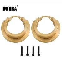 INJORA 2PCS Portal Brass Counterweight Balance Weight for 1:10 RC Crawler TRX4 TRX6