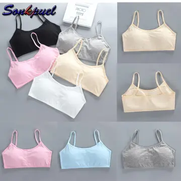 Teenage Girls Underwear Bras Thin Cup Soft Comfortable Wireless