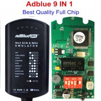 กล่องระบบอีมูเลเตอร์ชิป9 IN 1 Adblue Emulator 9 IN 1สำหรับผู้ชาย /Mb/scania/iveco/daf/renault /Cumad Blue 9In1 SCR &amp; NOX A + -น้ำยาล้างเซ็นเซอร์ออกซิเจน