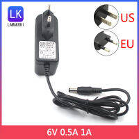 AC 110-240V To DC 6 V 1A Universal Power Supply Adapter Charger 6 V โวลต์สำหรับ Omron เครื่องวัดความดันโลหิต M2 M3 UK AU PLUG