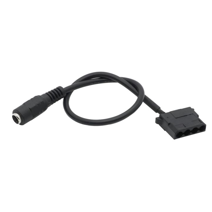 dc-5521-to-molex-4-pin-power-supply-adapter-cable-with-for-computer-fan-surveillance-cameras-routers-28cm