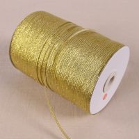 【hot】！ 20Yards 3mm Gold Silk Wedding Decoration Wrapping New Year Material