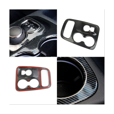Central Control Gear Shift Panel Cover Trim for Durango 2014-2017 Accessories ABS Carbon Fiber