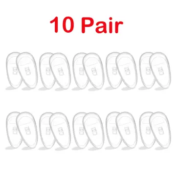 16 Pairs Eyeglasses Nose Pad Adhesive Silicone Nose Pad Eyewear Nose Pad