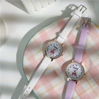 【Hot Sale】 bowknot luminous girl watch to tell the time ins high-value junior high school student party niche department all-match