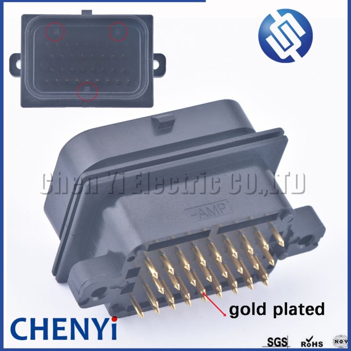 special-offers-1set-4-1437290-0-2-6447232-3-te-amp-superseal-34-pin-electrical-female-male-straight-pcb-socket-wire-to-board-connector-ecu-plug