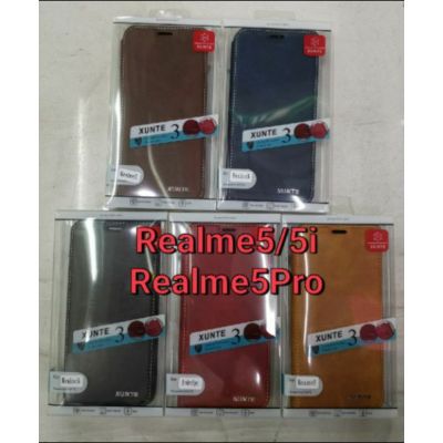 เคสฝา​พับ​XUNTEใส่​นามบัตรได้Realme​5/5i/5s​/C3/Realme5Pro/