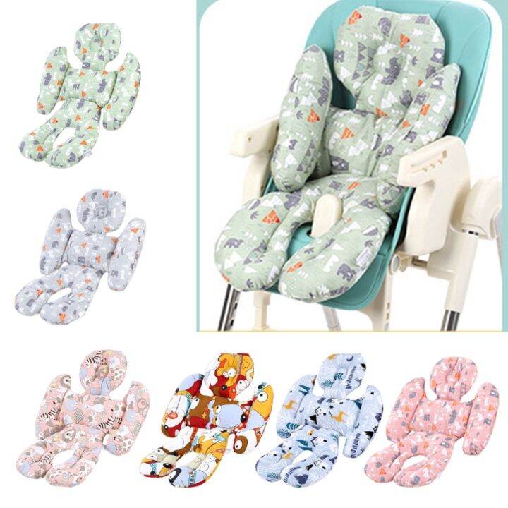 universal-baby-stroller-high-chair-seat-cushion-liner-mat-cart-mattress-mat-feeding-chair-pad-cover-protector-with-pillow