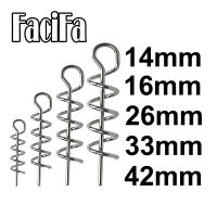 【hot】☋﹉ or 50 pcs Fishing pins Twist Lock Screw Pin Fixed Latch Needle for Soft Worm Bait