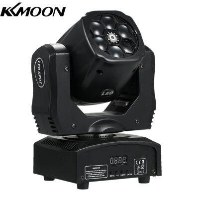 KKmoon C100เล็ก ~ 250V 6X15W 4in1 LED RGBW ไฟ LED H-Ead Light L-Ighting Fixting 13ช่องรองรับการรัน/DMX512/เสียงเปิดใช้งาน/Master ทาส