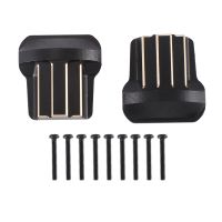 2Pcs Brass Front and Rear Axle Diff Cover 9787 for Traxxas TRX4M TRX-4M 1/18 RC Crawler Car Upgrades Parts Kit