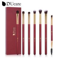 【CW】 DUcare 7Pcs Makeup Brushes Set Soft Synthetic Hair for Eyeshadow Foundation Eyebrow Eyeliner Face