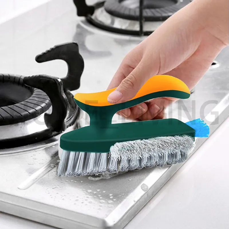 Floor Brush, Long Handle Floor Seam Brush, Bathtub And Tile Brush, Floor  Scrub Brush, Multifunctional Bathroom Cleaning Brush, Hard Bristle/scouring  Pad Head Brush, Wall Floor Tile Brush, Cleaning Supplies, Cleaning Tool,  Back