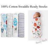 【hot sale】 ❡ C10 Stocks Cotton Muslin Baby Swaddle Blanket Stroller Player