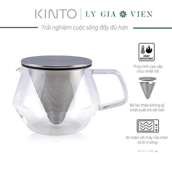 Ấm Trà Có Bộ Lọc Kinto Carat Tea Pot 600ml Lazada.vn