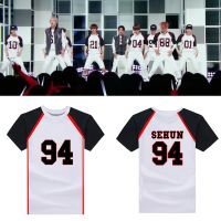 Men Love Me Right Sehun Chanyeol Baekhyun Suho D.o Kai Xiumin Chen Lay Tao Women Tees Football T-shirt