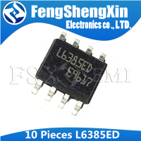 10ชิ้น L6385ED L6385 SOP-8แรงดันสูงสูงสูงและต่ำด้านคนขับ IC