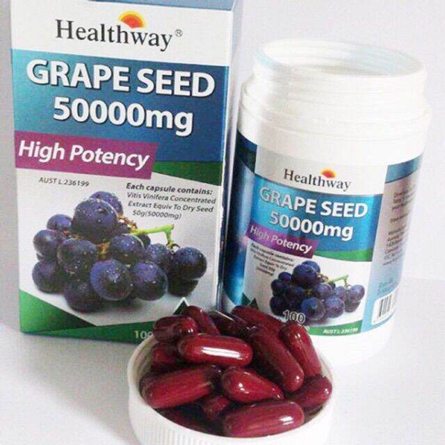 sure-ของแท้-นำเข้า-healthway-grape-seed-ของใหม่หมดอายุ-exp-05-2025