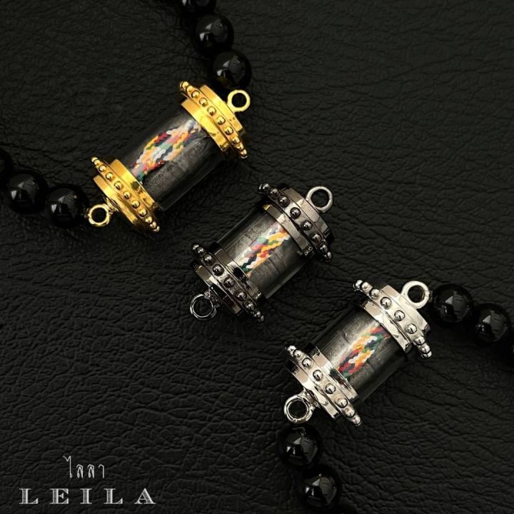 leila-amulets-ลูกสะกด-ตะกั่วอวน-ผูกไหม-7-สี-วัดจุฬามณี-พร้อมกำไลหินฟรีตามรูป