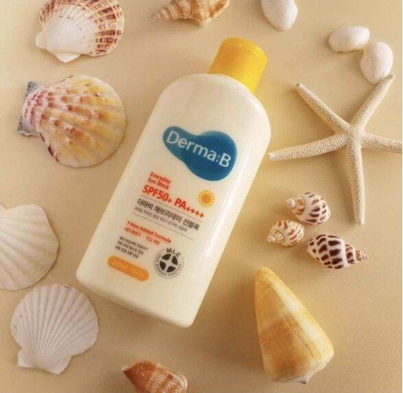 derma-b-everyday-sun-block-spf50-pa-ขนาด-200ml-กันน้ำ-กันเหงื่อระดับชีวิตประจำวันจ้า