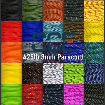 3mm Paracord Rope,cord to Make Survival Bracelet,3mm Macrame Rope