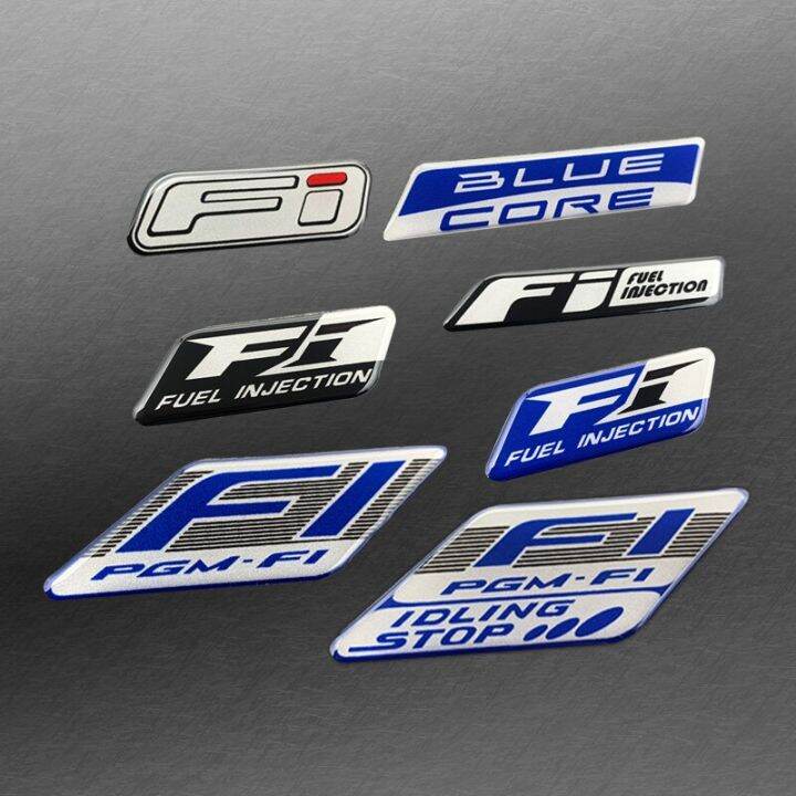 3D Motorcycle Scooter FI EFI Fuel Injection Logo Stickers And Decals ...